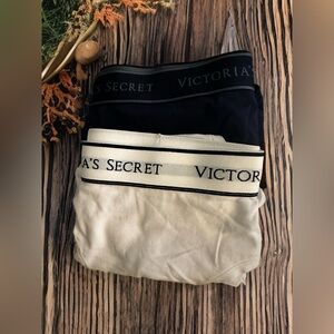 New With Tag Victoria's Secret Women's Cotton Logo Hipster Underwear 2 Pack